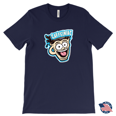 Image of Caffeiniac - Canvas brand Mens T-Shirt