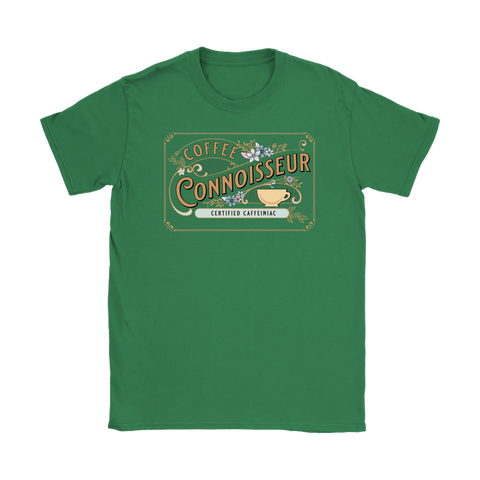 Image of Coffee Connoisseur - Gildan Womens T-Shirt