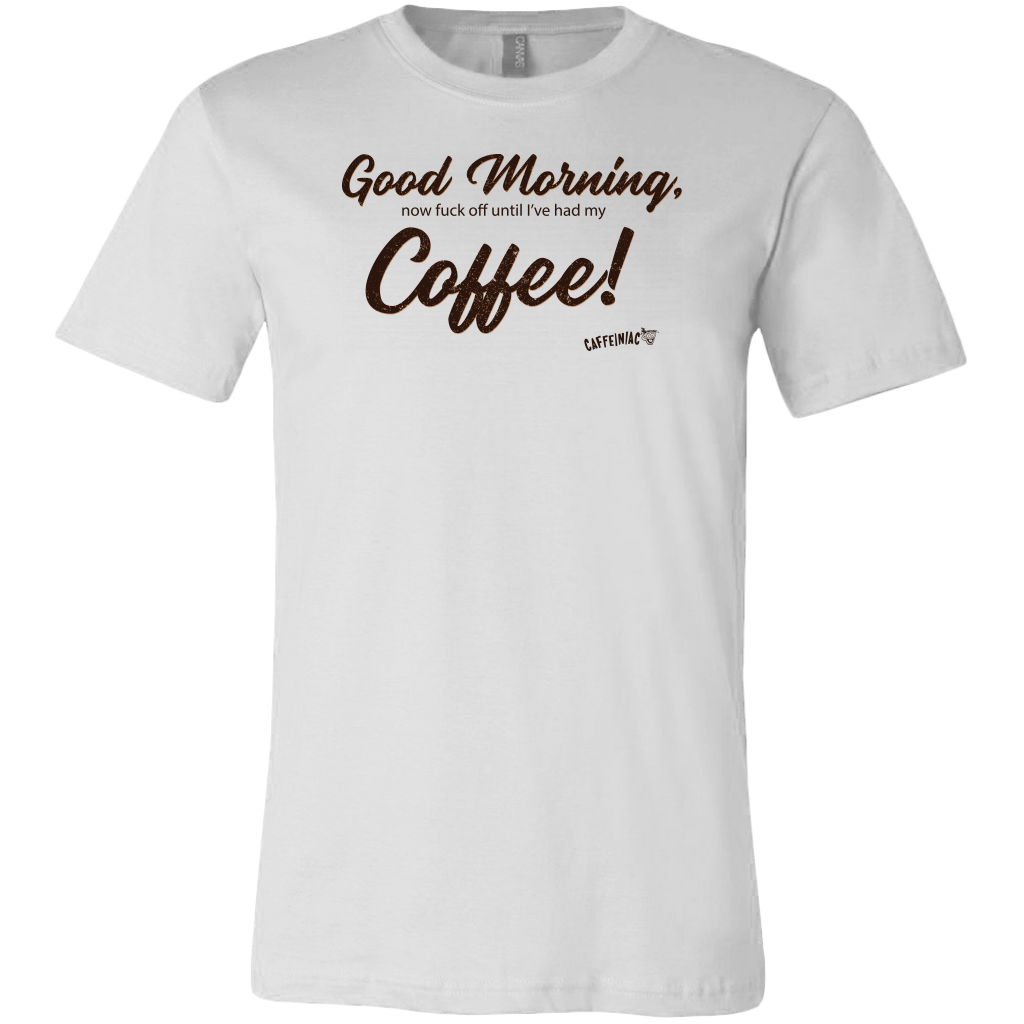 Good Morning...Coffee! Canvas Mens Shirt