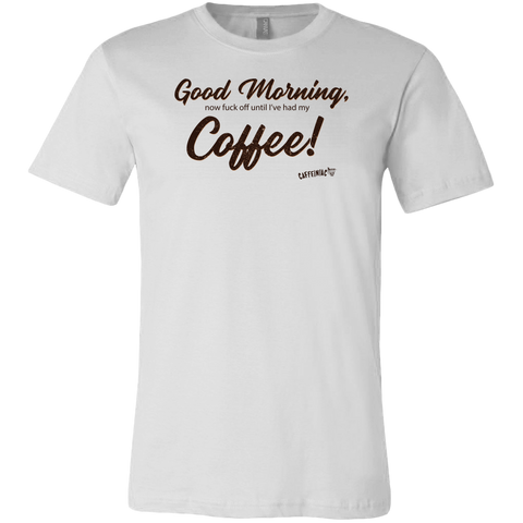 Image of Good Morning...Coffee! Canvas Mens Shirt