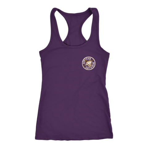 Image of Certified Caffeiniac - Next Level Racerback Tank