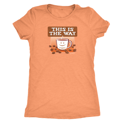 Image of This is the Way - Womens Triblend Shirt by Next Level