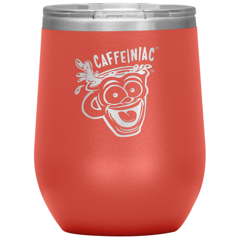 Image of Caffeiniac Dude Wine Tumbler
