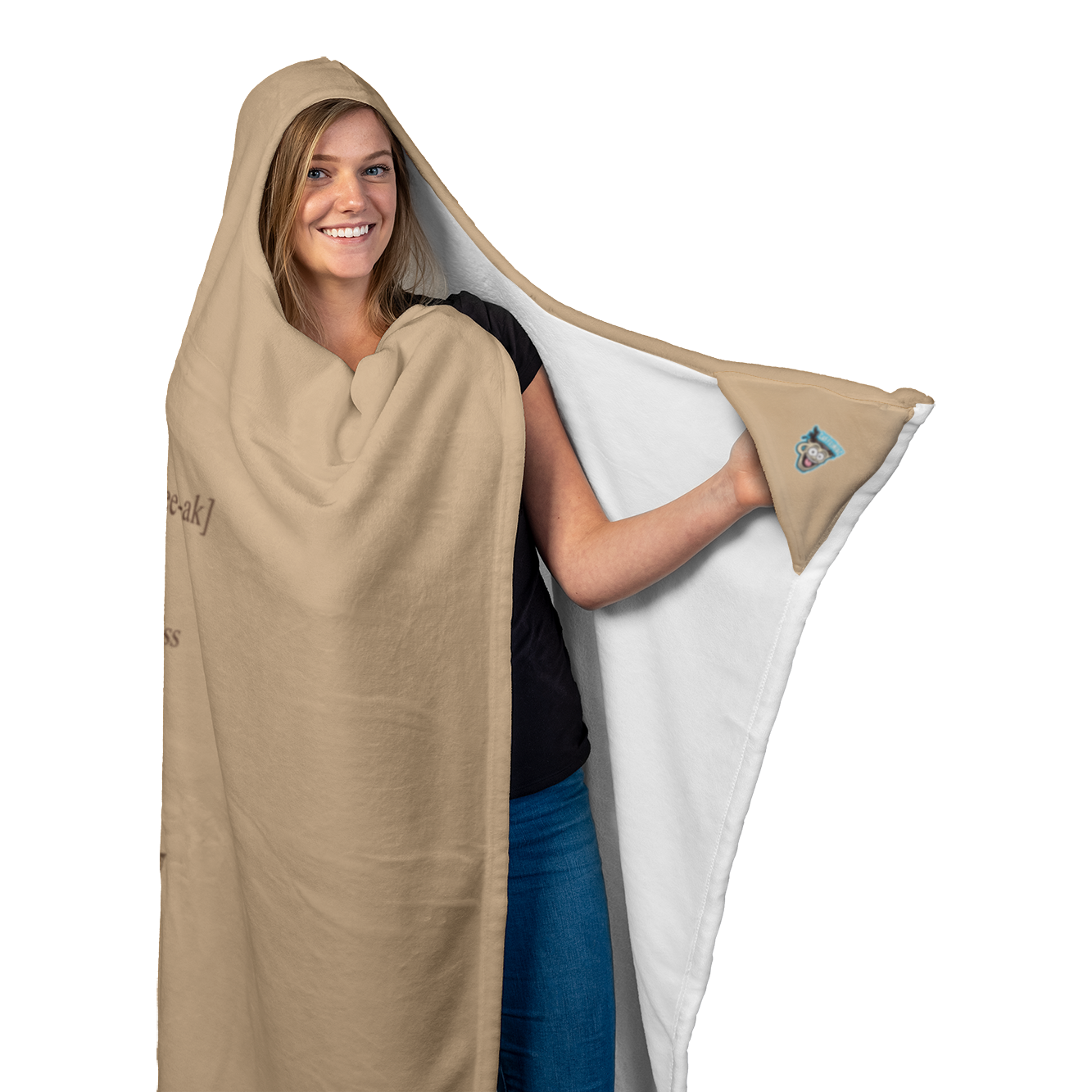 Caffeiniac Defined - Luxurious Hooded Blanket Made in the USA