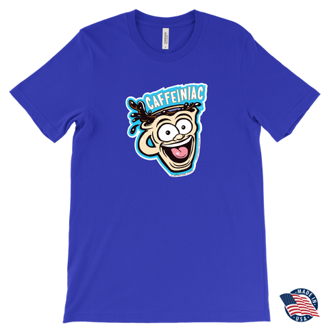 Image of Caffeiniac - Canvas brand Mens T-Shirt