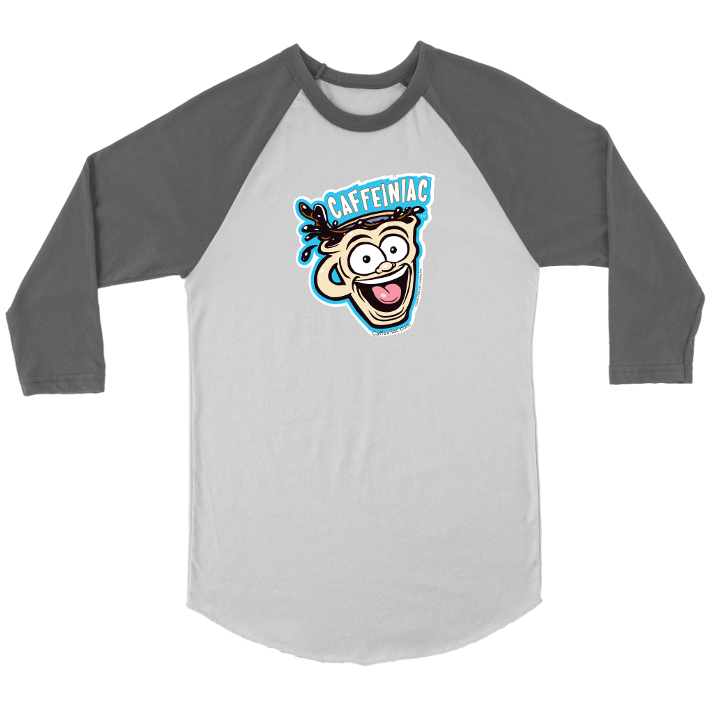 Caffeiniac -  Canvas Unisex 3/4 Raglan
