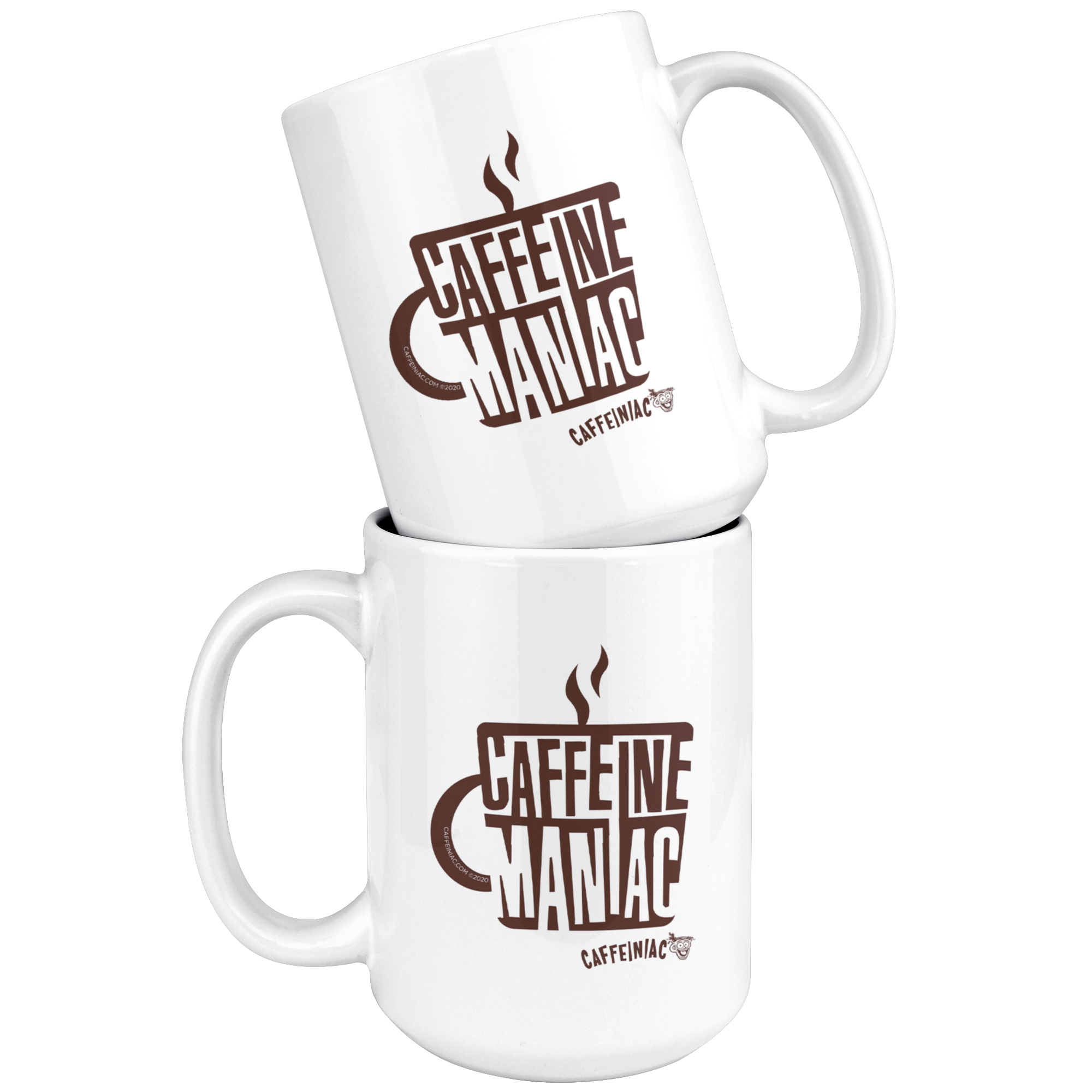 white ceramic coffee mug by Caffeinaic