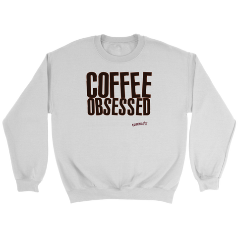 Image of Coffee Obsessed Soft Comfy Crewneck Sweatshirt