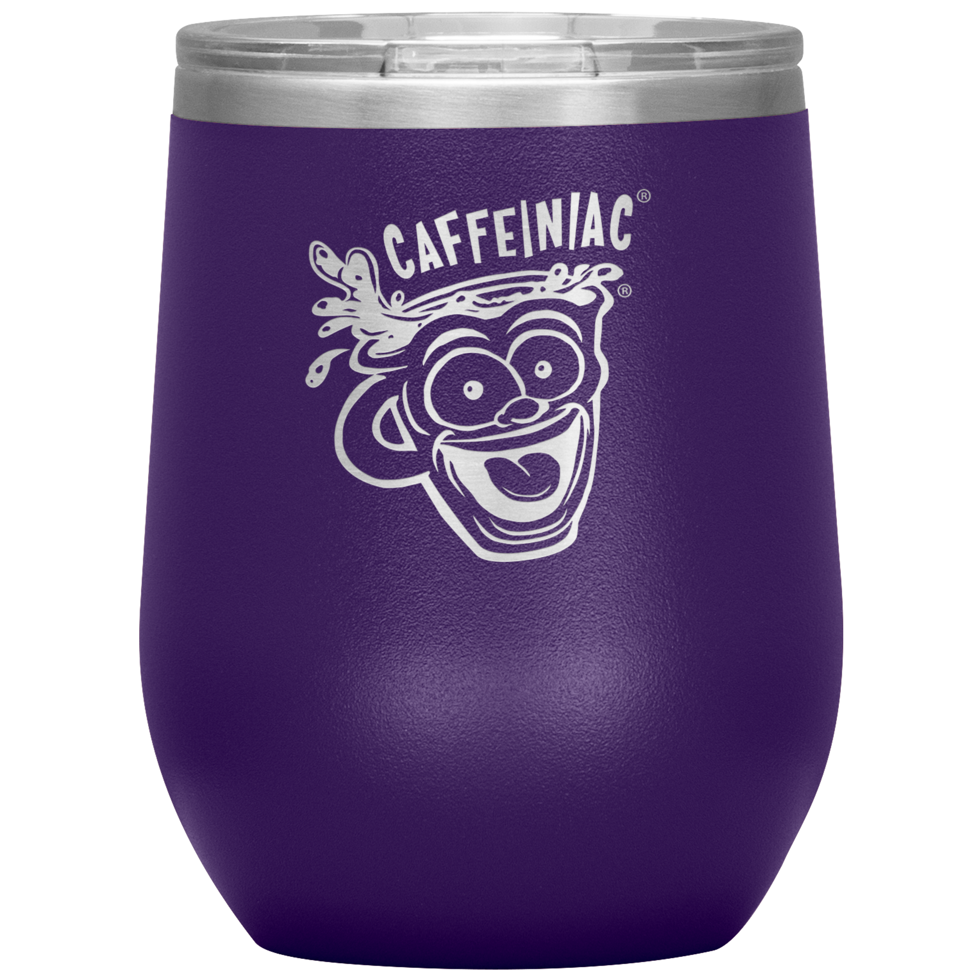 Caffeiniac Dude Wine Tumbler