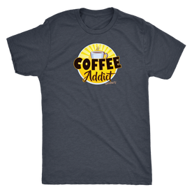 Coffee Addict Mens Triblend
