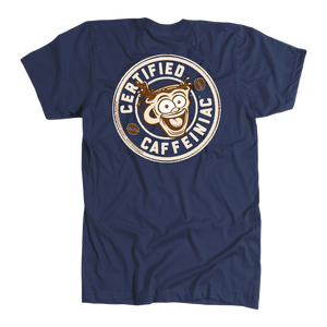 Certified Caffeiniac -  American Apparel Mens Premium T-shirt