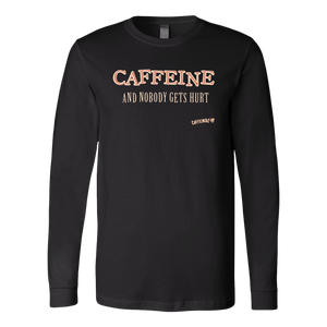 CAFFEINE and nobody gets hurt - Canvas brand Long Sleeve Shirt