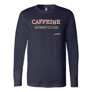 CAFFEINE and nobody gets hurt - Canvas brand Long Sleeve Shirt