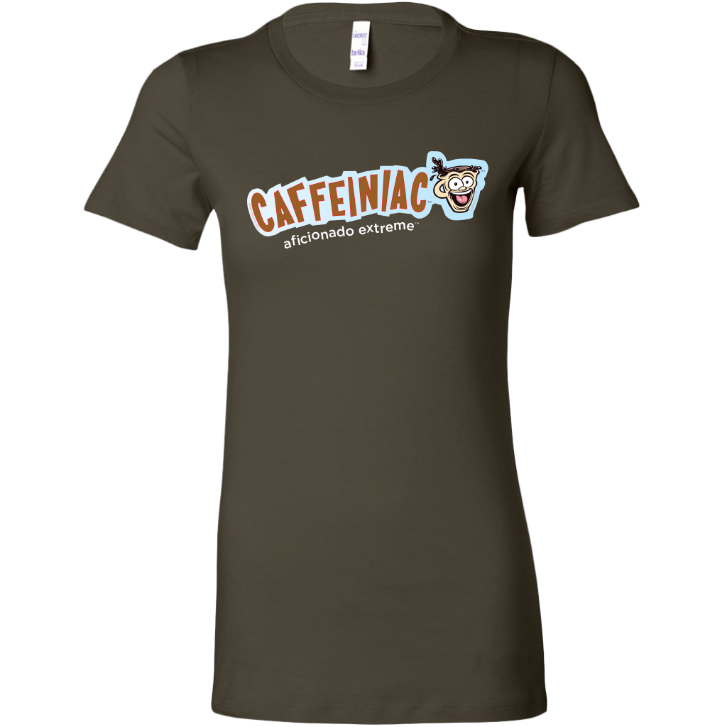 Caffeiniac Aficionado Extreme - Bella Womens Shirt