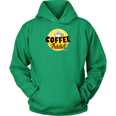 Image of Coffee Addict Unisex Hoodie
