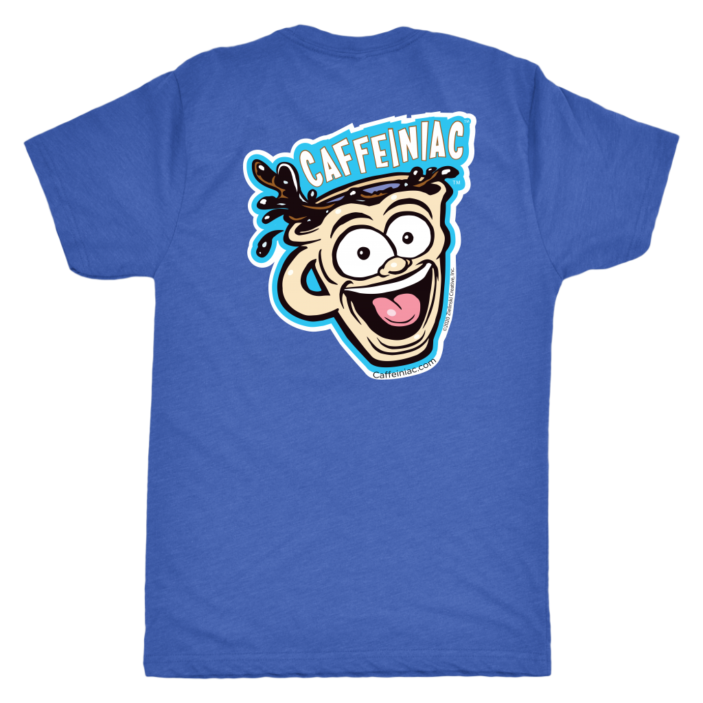 Caffeiniac Dude - Premium Next Level Mens Triblend