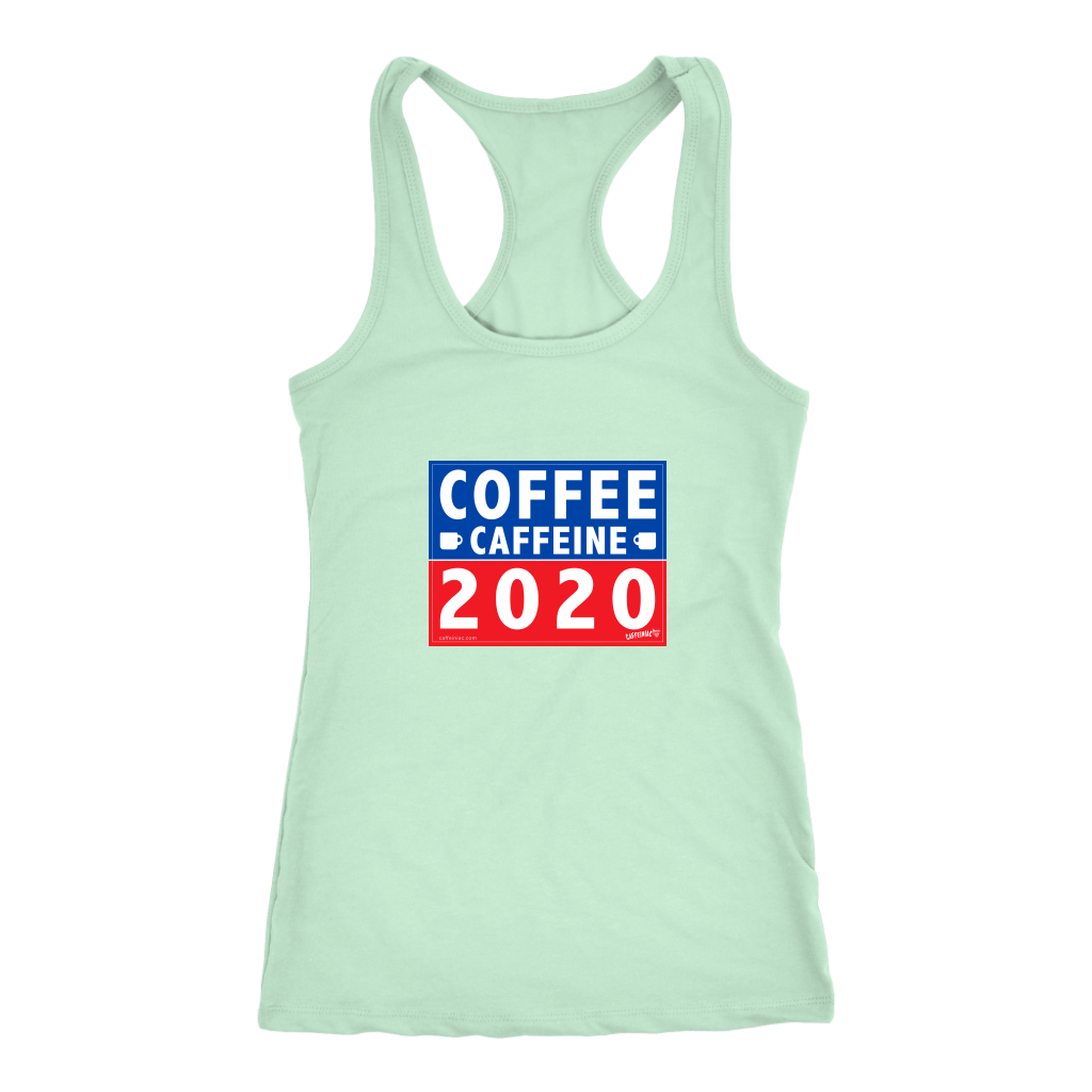 COFFEE CAFFEINE 2020 Racerback Tank