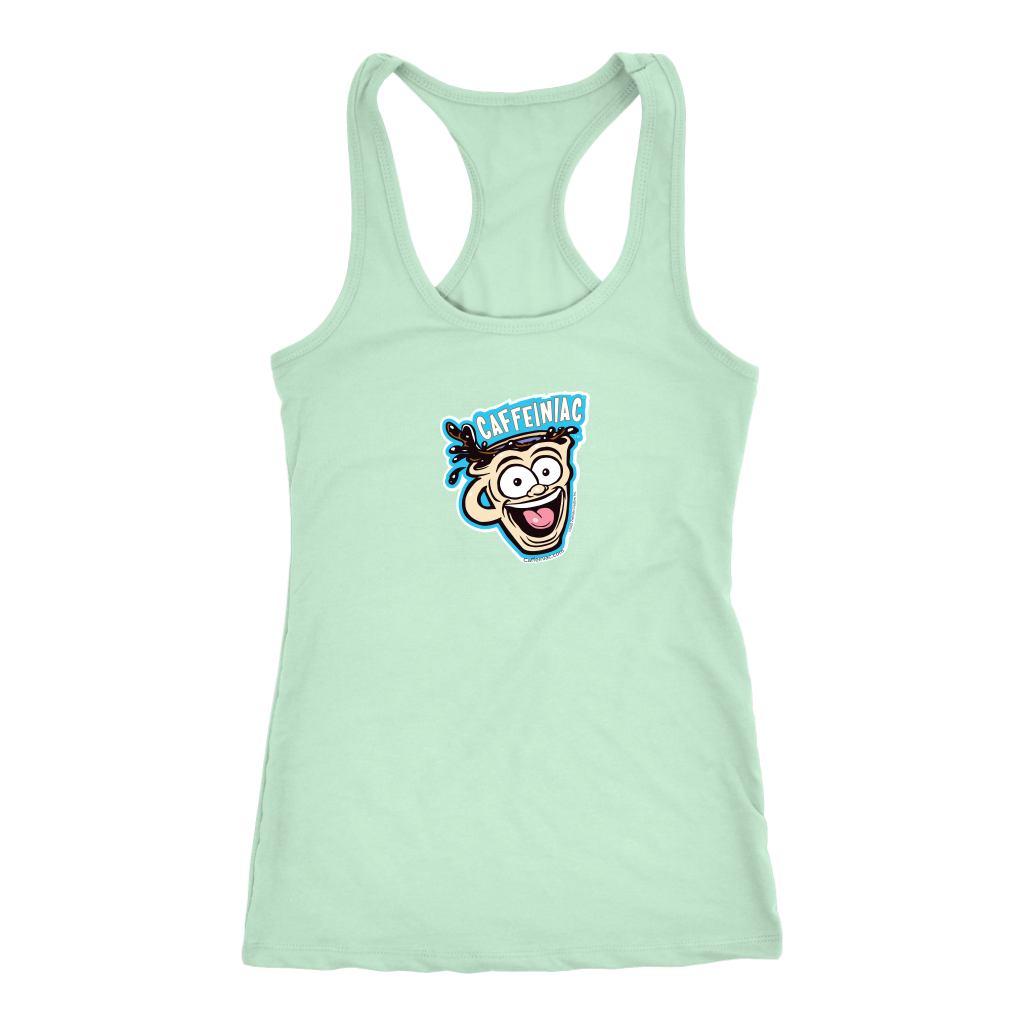 Caffeiniac - Next Level Racerback Tank