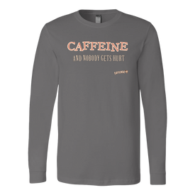 CAFFEINE and nobody gets hurt - Canvas brand Long Sleeve Shirt