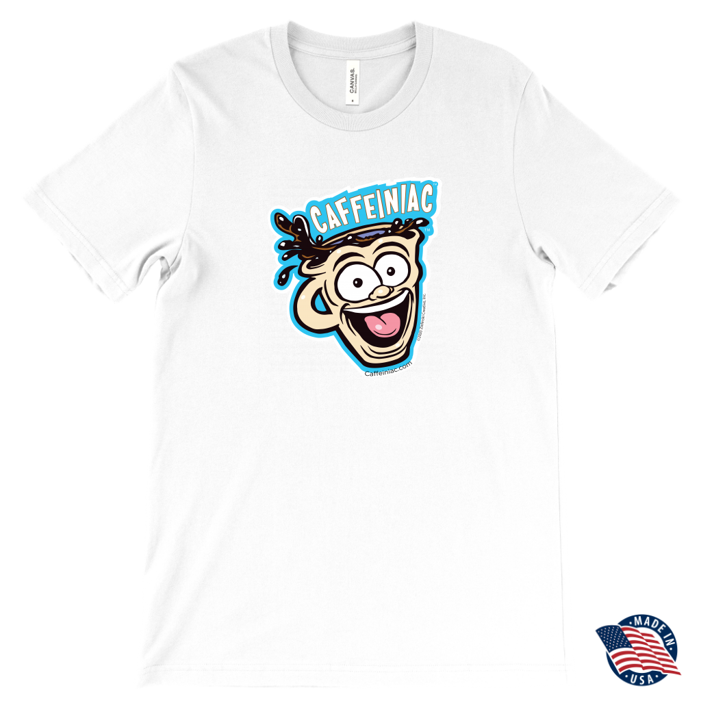 Caffeiniac - Canvas brand Mens T-Shirt