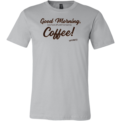 Image of Good Morning...Coffee! Canvas Mens Shirt