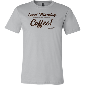 Good Morning...Coffee! Canvas Mens Shirt