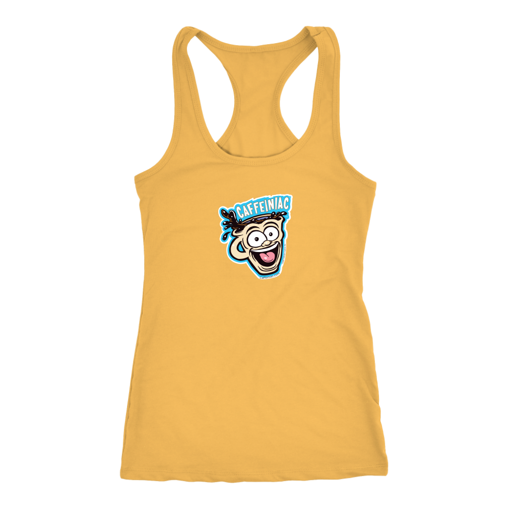 Caffeiniac - Next Level Racerback Tank