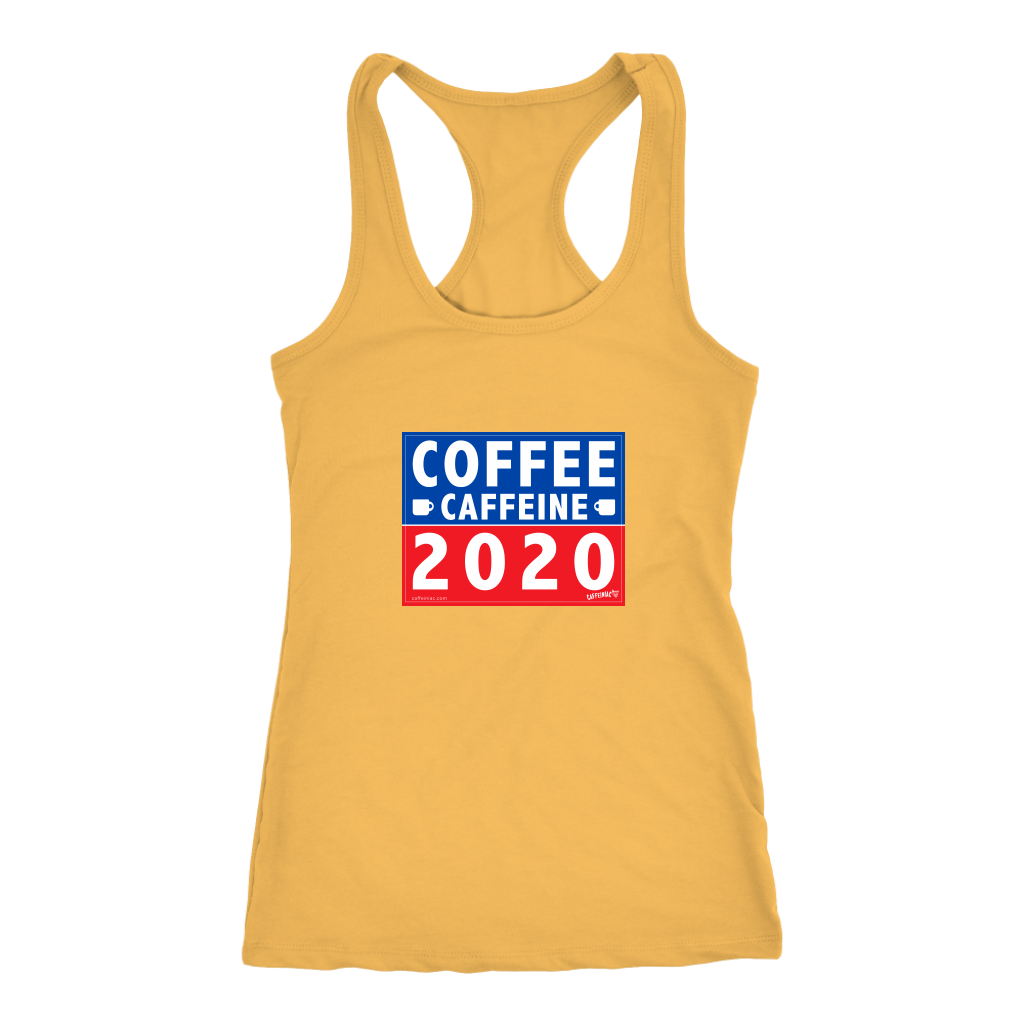 COFFEE CAFFEINE 2020 Racerback Tank