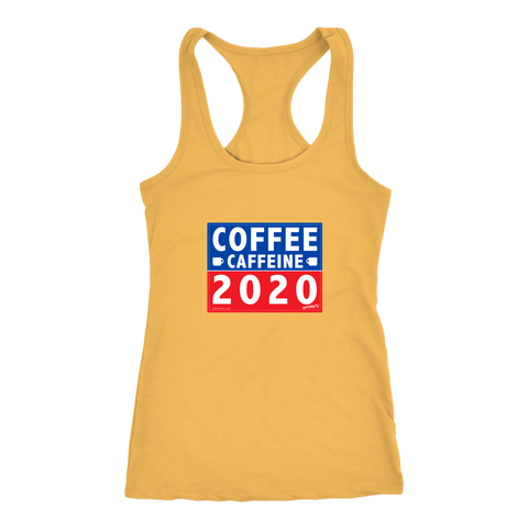 Image of COFFEE CAFFEINE 2020 Racerback Tank