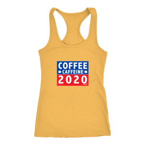 COFFEE CAFFEINE 2020 Racerback Tank