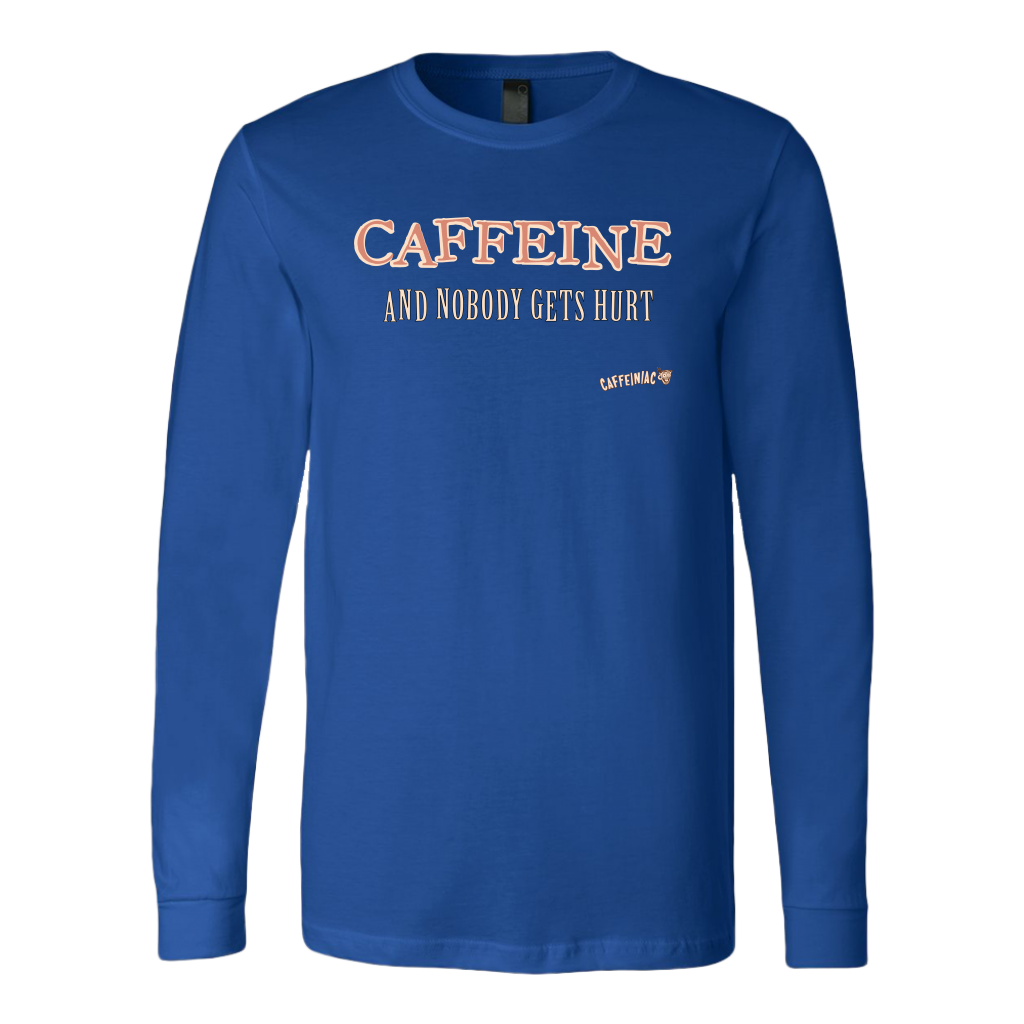 CAFFEINE and nobody gets hurt - Canvas brand Long Sleeve Shirt