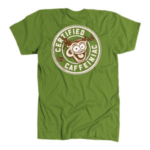 Certified Caffeiniac -  American Apparel Mens Premium T-shirt