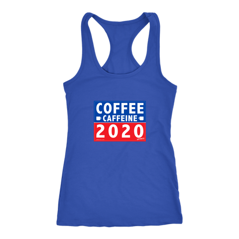 Image of COFFEE CAFFEINE 2020 Racerback Tank