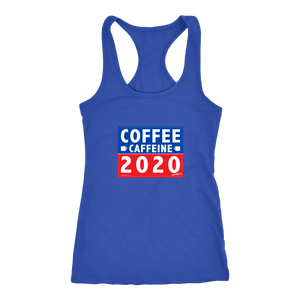 COFFEE CAFFEINE 2020 Racerback Tank