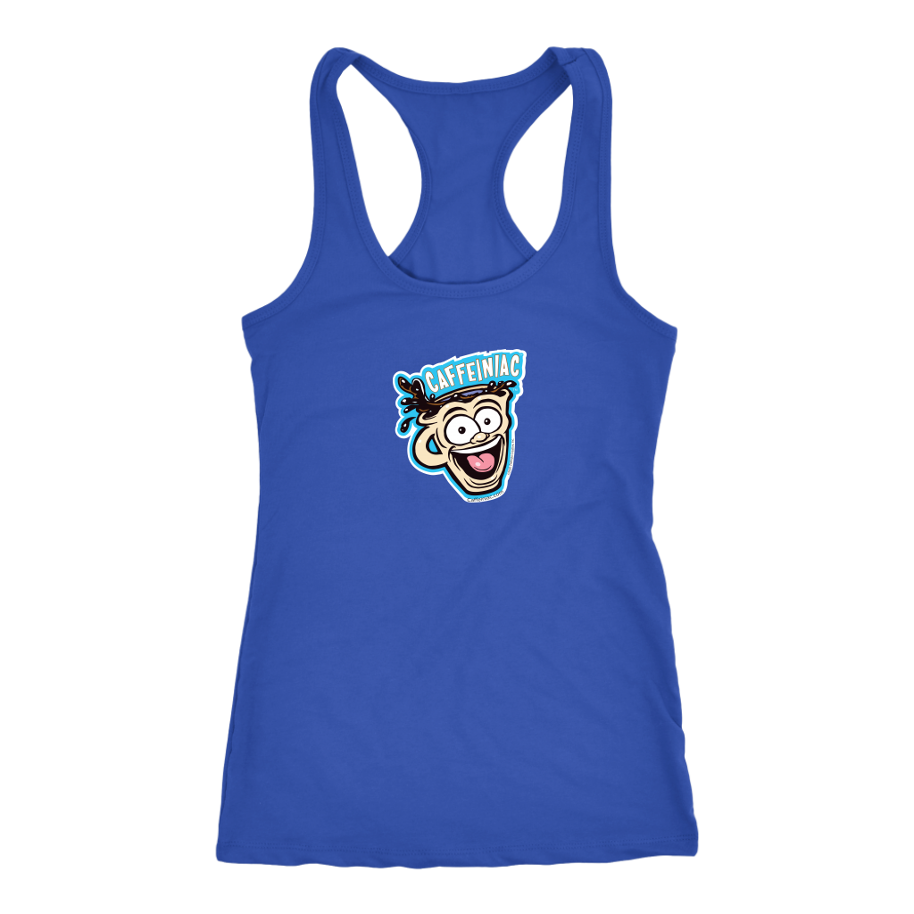 Caffeiniac - Next Level Racerback Tank