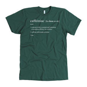 Caffeiniac Defined - American Apparel Mens