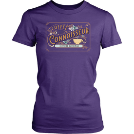 Coffee Connoisseur -District Womens soft T-Shirt