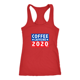 COFFEE CAFFEINE 2020 Racerback Tank