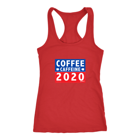 Image of COFFEE CAFFEINE 2020 Racerback Tank