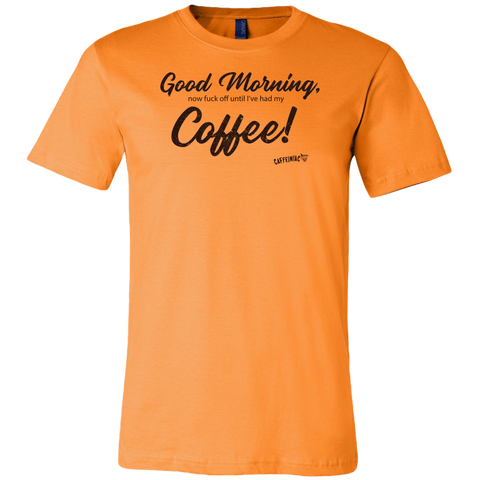 Image of Good Morning...Coffee! Canvas Mens Shirt