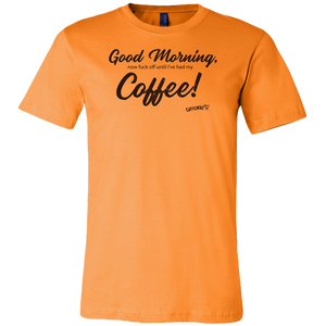 Good Morning...Coffee! Canvas Mens Shirt