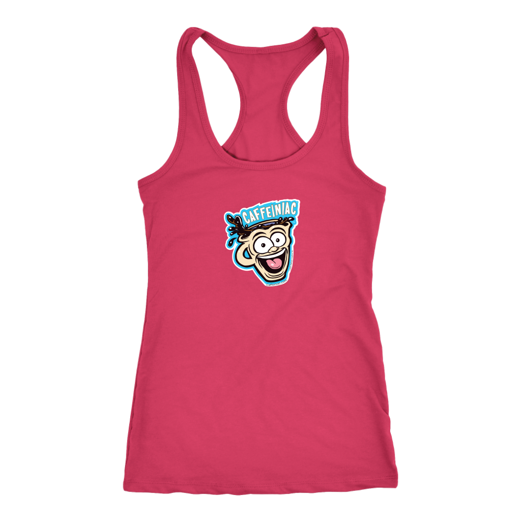 Caffeiniac - Next Level Racerback Tank