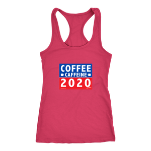 COFFEE CAFFEINE 2020 Racerback Tank