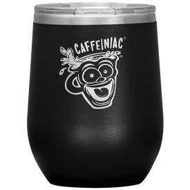Caffeiniac Dude Wine Tumbler