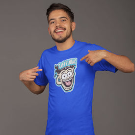 Caffeiniac - Canvas brand Mens T-Shirt