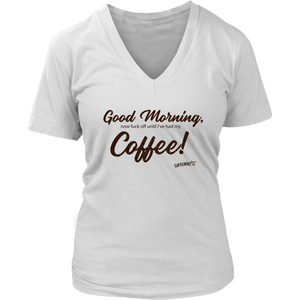 Good Morning...Coffee! District Womens V-Neck