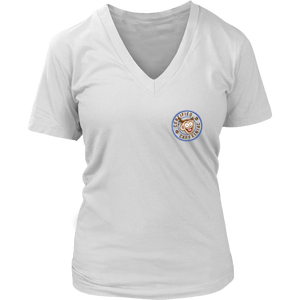 Certified Caffeiniac - District Womens V-Neck