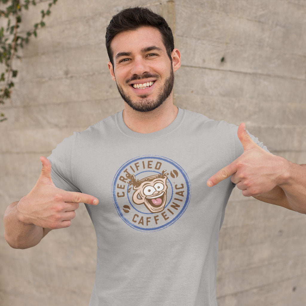 Certified Caffeiniac - Next Level Mens Triblend