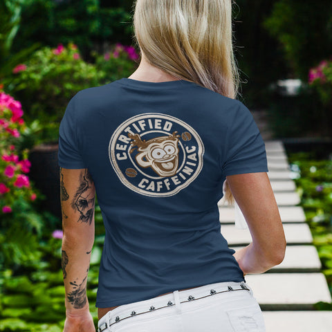 Image of Certified Caffeiniac - Next Level Womens Triblend Shirt