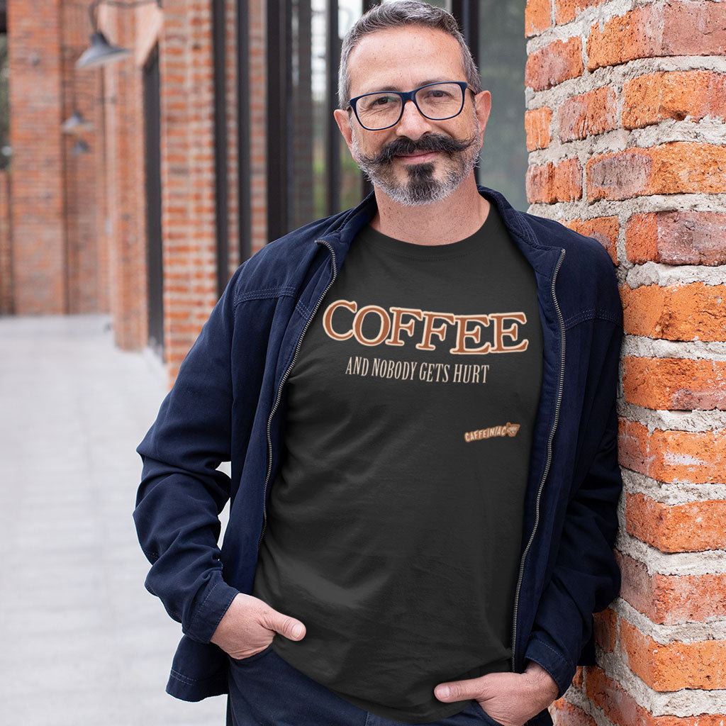 Coffee and Nobody Gets Hurt -  Next Level Mens Triblend